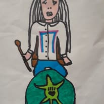 Boy at the big drum